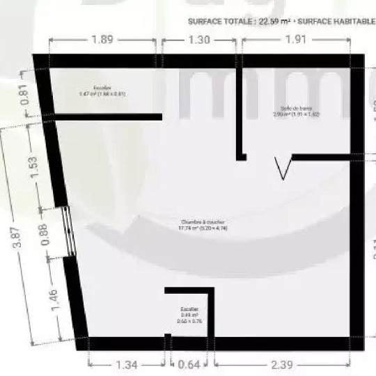  NAT'IMMO : Maison / Villa | LE MUY (83490) | 55 m2 | 109 000 € 